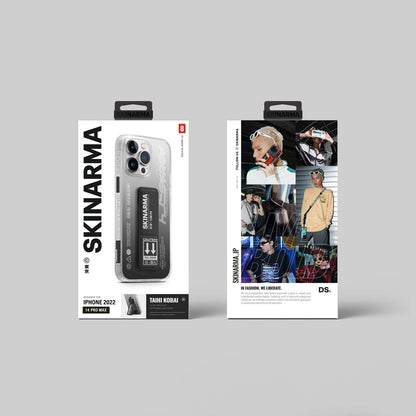 iPhone 13 Pro Max Kılıf SkinArma Standlı Şeffaf Tasarımlı Taihi Kobai Kapak