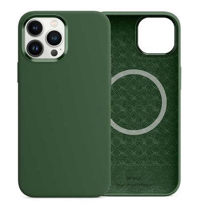 iPhone 13 Pro Max Kılıf Wiwu M-safe Magnetic Silikon Kapak