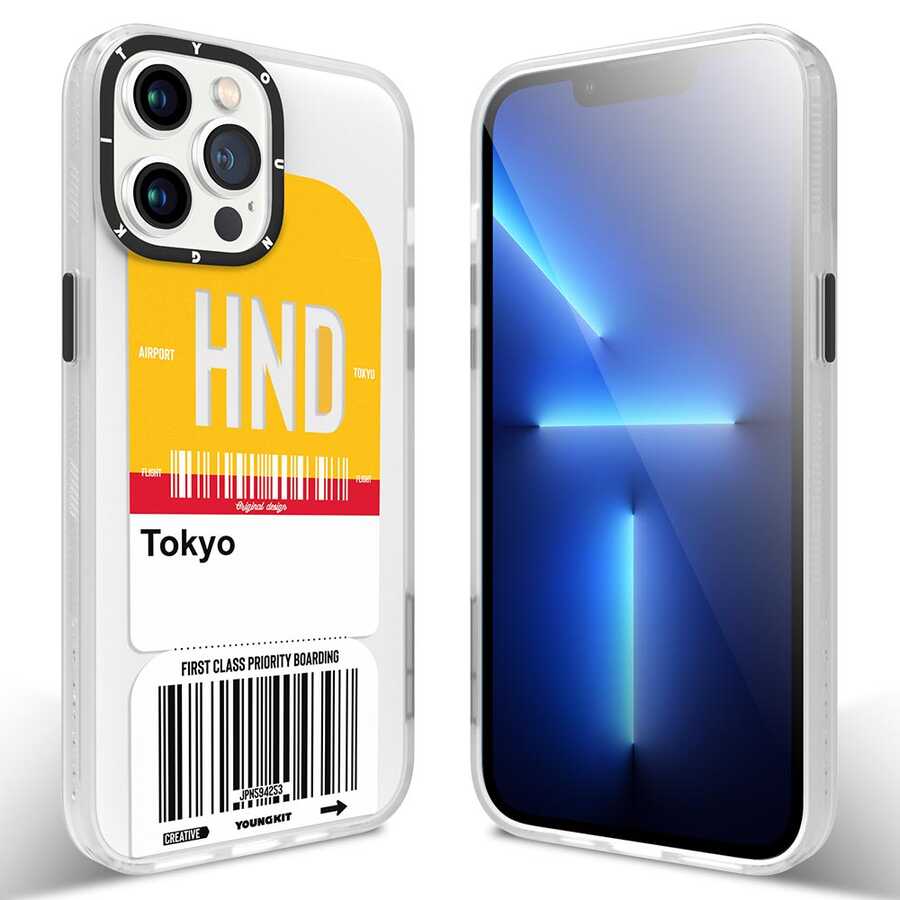 iPhone 13 Pro Max Kılıf YoungKit Any Time Trip Serisi Kapak