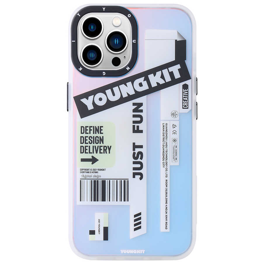 iPhone 13 Pro Max Kılıf YoungKit Fashion Culture Time Serisi Kapak