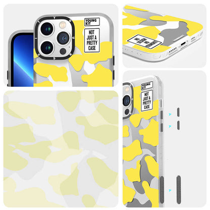 iPhone 13 Pro Max Kılıf YoungKit Kamuflaj Serisi Kapak