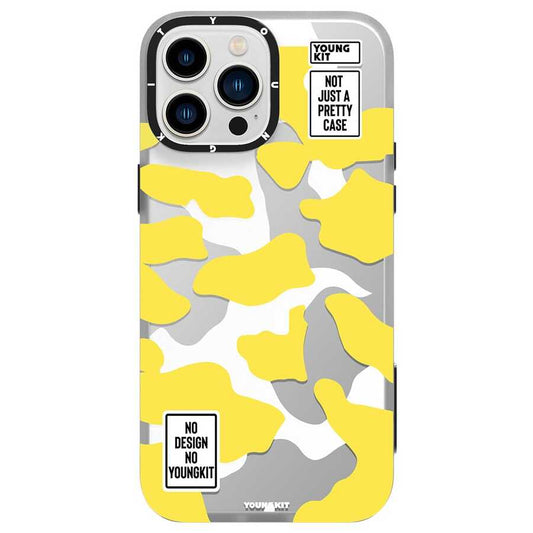 iPhone 13 Pro Max Kılıf YoungKit Kamuflaj Serisi Kapak
