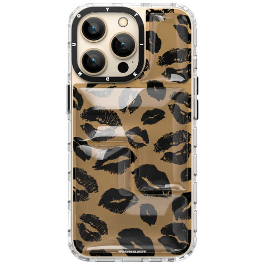 iPhone 13 Pro Max Kılıf YoungKit Leopard Article Serisi Kapak