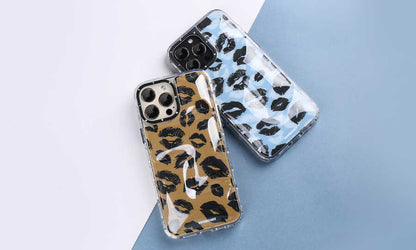 iPhone 13 Pro Max Kılıf YoungKit Leopard Article Serisi Kapak