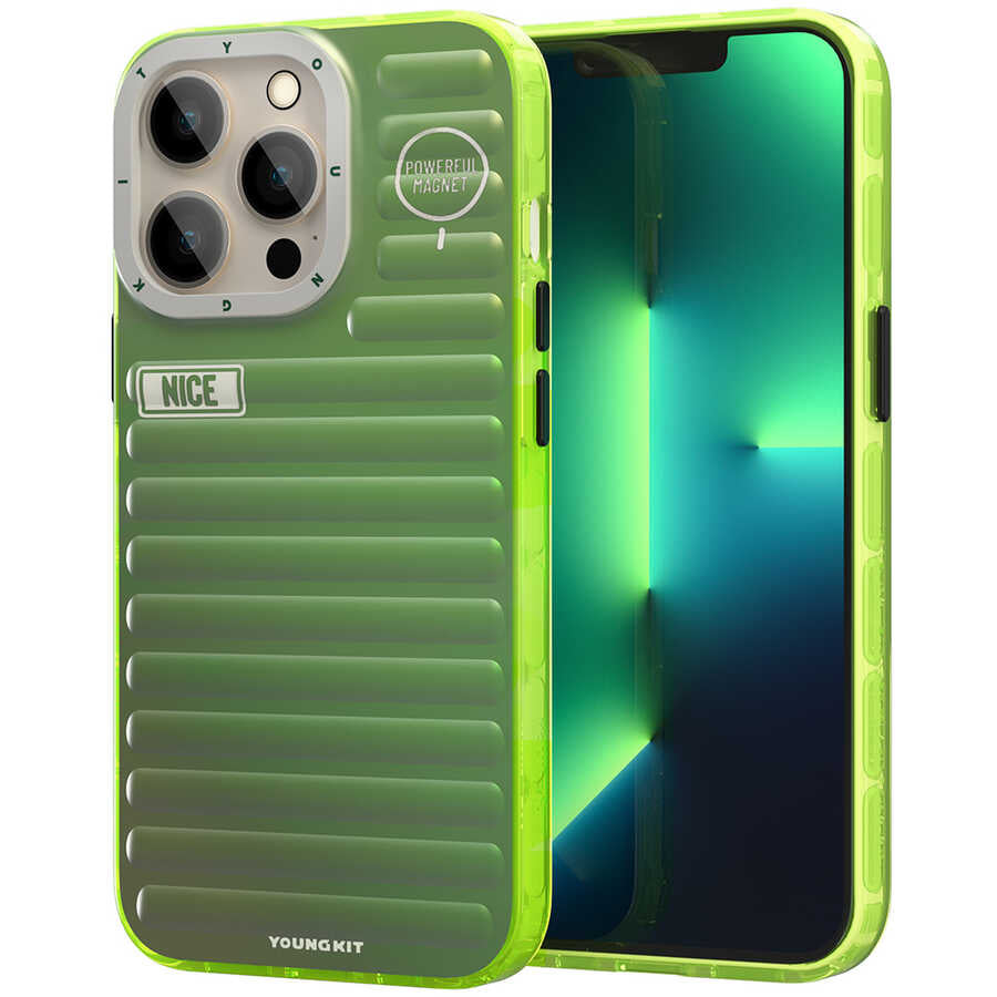 iPhone 13 Pro Max Kılıf YoungKit Plain Coloured Serisi Kapak