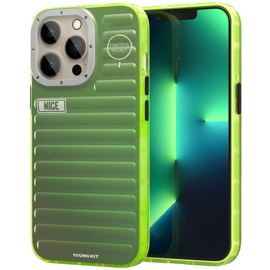 iPhone 13 Pro Max Kılıf YoungKit Plain Coloured Serisi Kapak