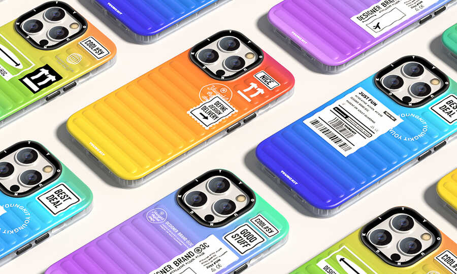 iPhone 13 Pro Max Kılıf YoungKit The Secret Color Serisi Kapak