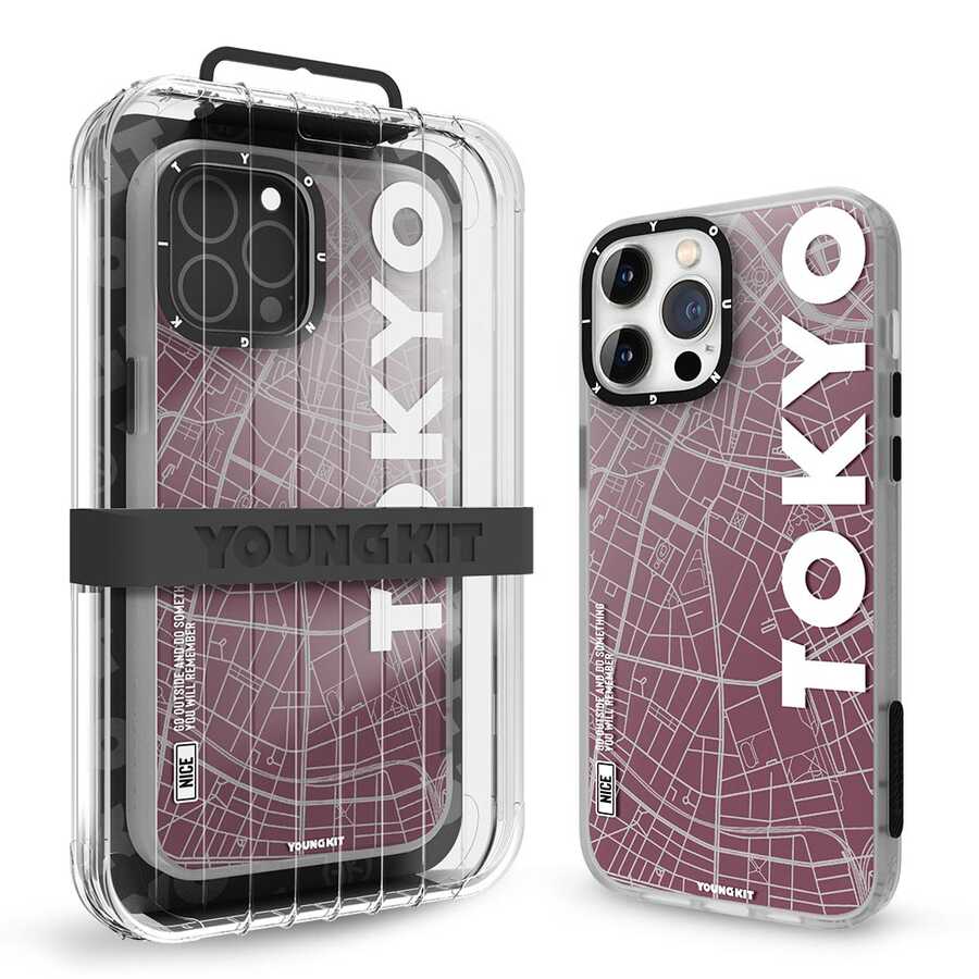iPhone 13 Pro Max Kılıf YoungKit World Trip Serisi Kapak