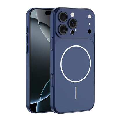 Apple iPhone 13 Pro Max Kılıf Zore M-Safe Şarj Özellikli Kamera Korumalı Spark Kapak