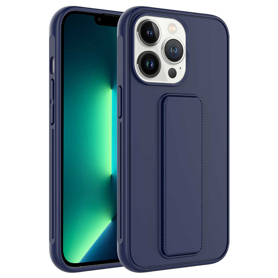 Apple iPhone 13 Pro Max Kılıf Zore Qstand Kapak