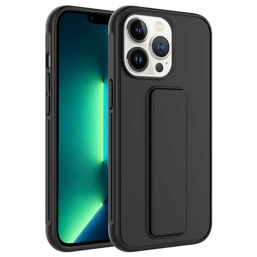 Apple iPhone 13 Pro Max Kılıf Zore Qstand Kapak