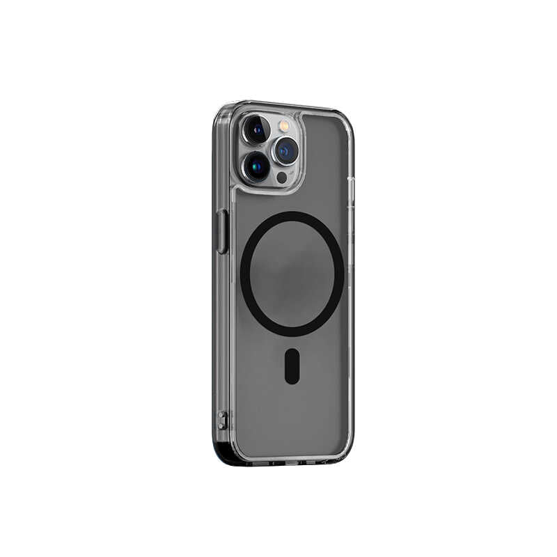 iPhone 13 Pro Wiwu M-safe Şarj Özellikli Lens Korumalı Şeffaf Silikon Kapak