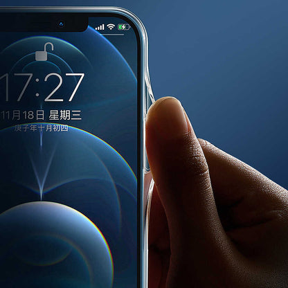 iPhone 13 Pro Wiwu M-safe Şarj Özellikli Lens Korumalı Şeffaf Silikon Kapak