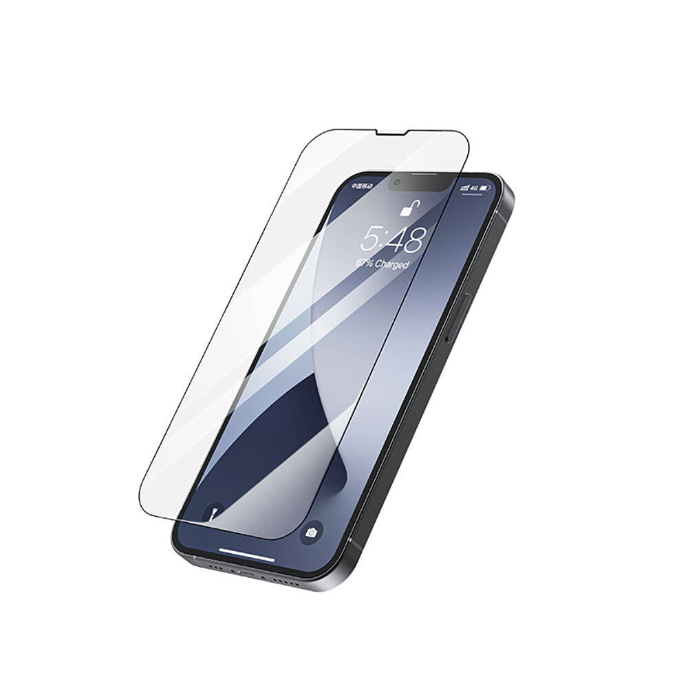 iPhone 13 Recci RSP-A10 HD Temperli Cam Ekran Koruyucu + Kolay Uygulama Aparatlı