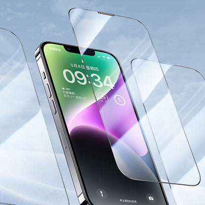 iPhone 13 Wiwu CZ-003 Mavi Işık Teknolojili Hidrofobik ve Oleofobik Parlama Önleyici Cam Ekran Koruyucu