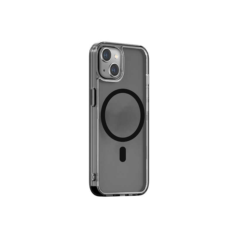 iPhone 13 Wiwu M-safe Şarj Özellikli Lens Korumalı Şeffaf Silikon Kapak