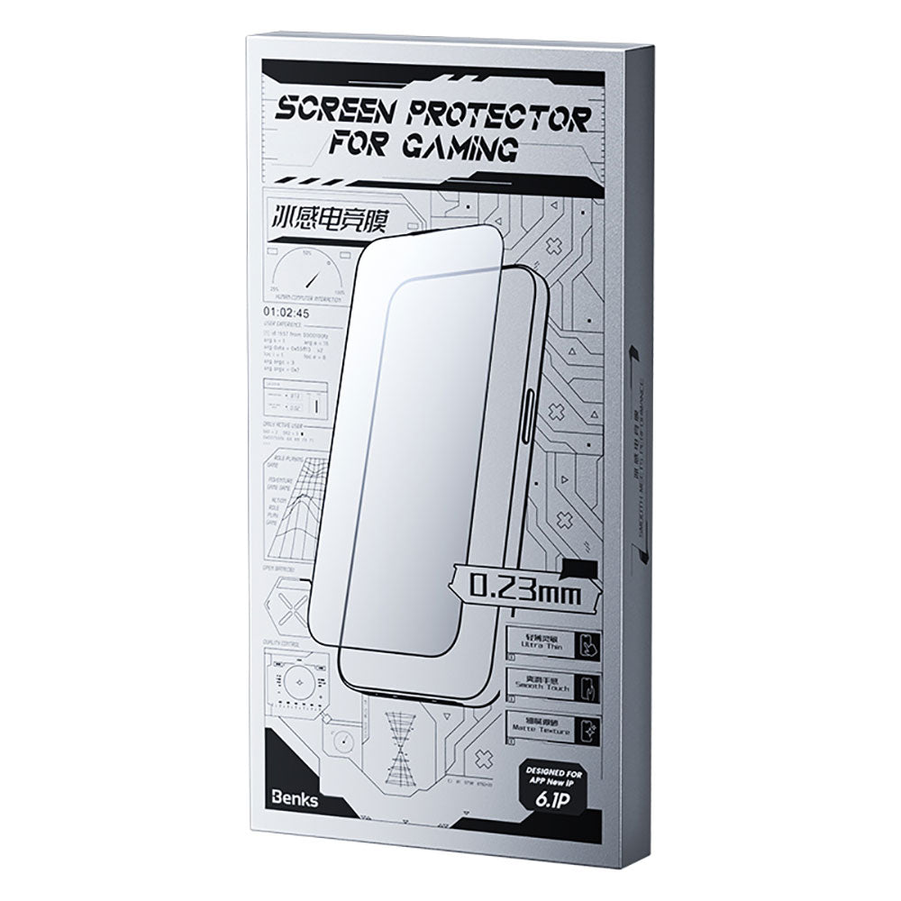 iPhone 14 Benks Gaming Anti-Dust Toz Önleyici Mat Cam Ekran Koruyucu