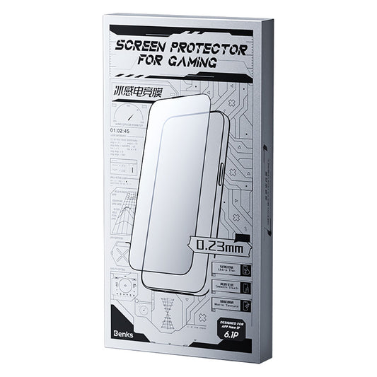 iPhone 14 Benks Gaming Anti-Dust Toz Önleyici Mat Cam Ekran Koruyucu