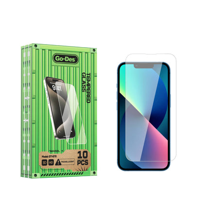 iPhone 14 Go Des Parmak İzi Bırakmayan 9H Oleofobik Bom Glass Ekran Koruyucu