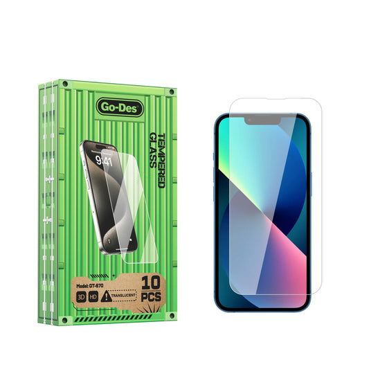 iPhone 14 Go Des Parmak İzi Bırakmayan 9H Oleofobik Bom Glass Ekran Koruyucu