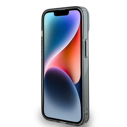 iPhone 14 Kılıf Aston Martin Orjinal Lisanslı M-safe Şarj Özellikli IML Baskı Logolu Metal Düğmeli Kapak