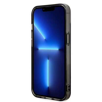 iPhone 14 Kılıf BMW M-safe Şarj Özellikli Transparan M Dizayn Kapak