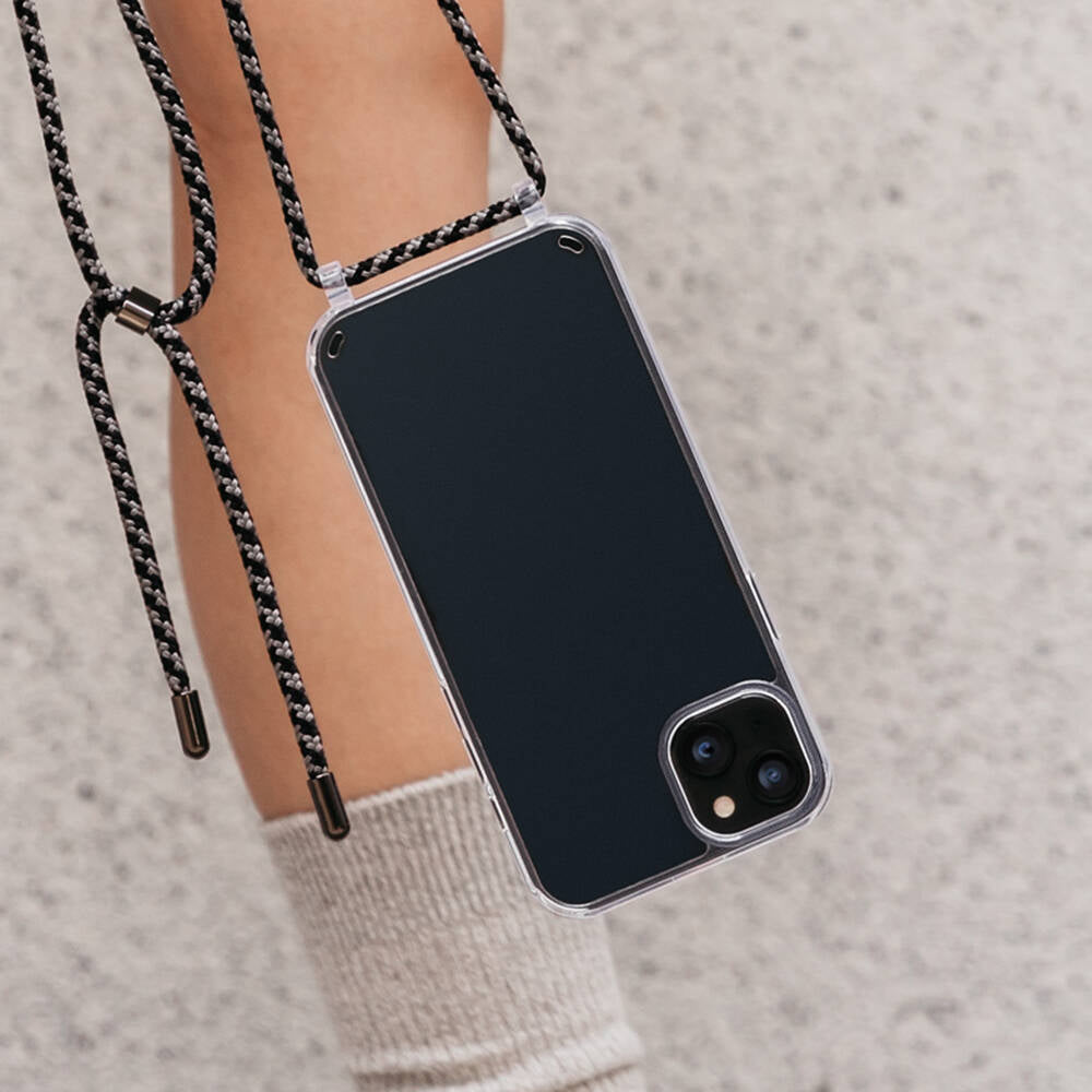 iPhone 14 Kılıf Boyun Askılı Şok Önleyicili Şeffaf Lisanslı Switcheasy Play Kapak