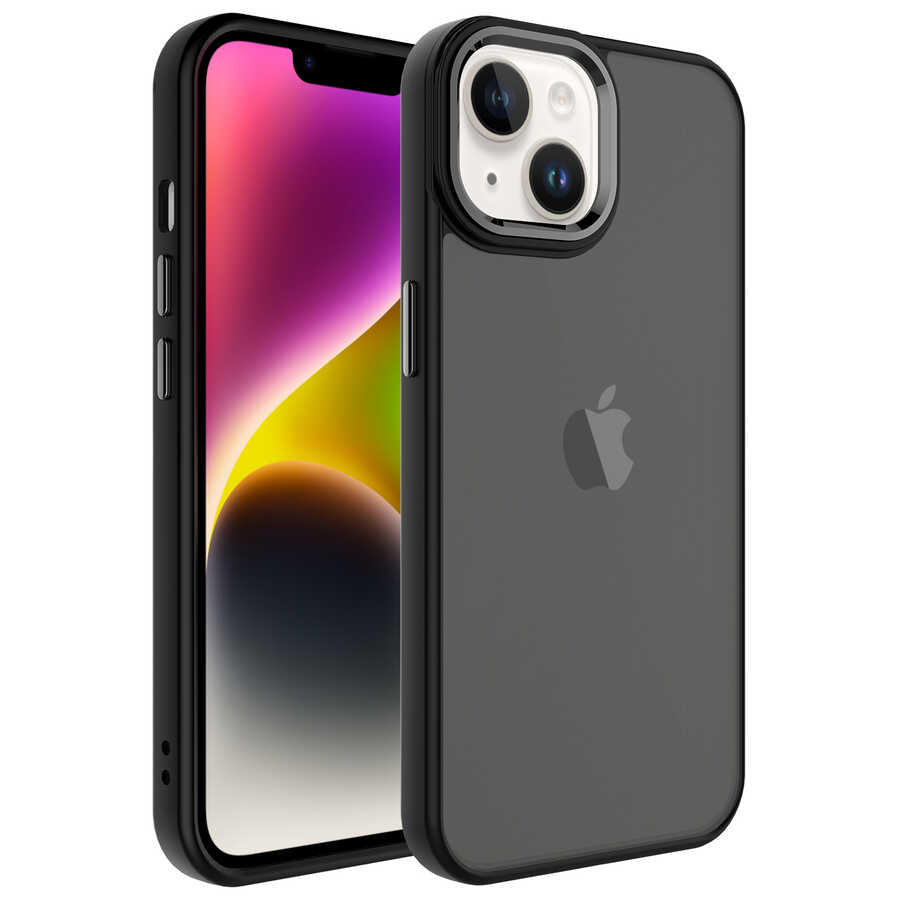 Apple iPhone 14 Kılıf Buzlu Sert PC Zore May Kapak