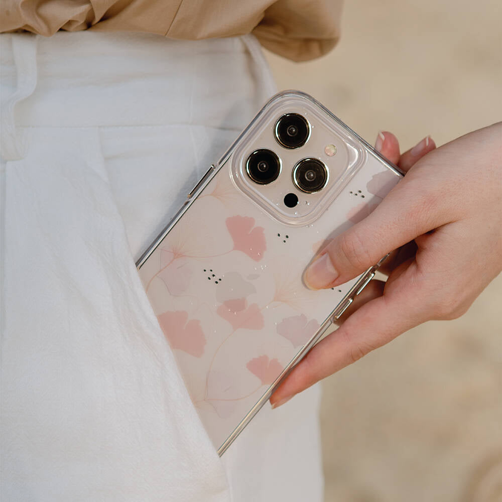 iPhone 14 Kılıf Çayır Çiçeği Desenli Coehl Meadow Kapak