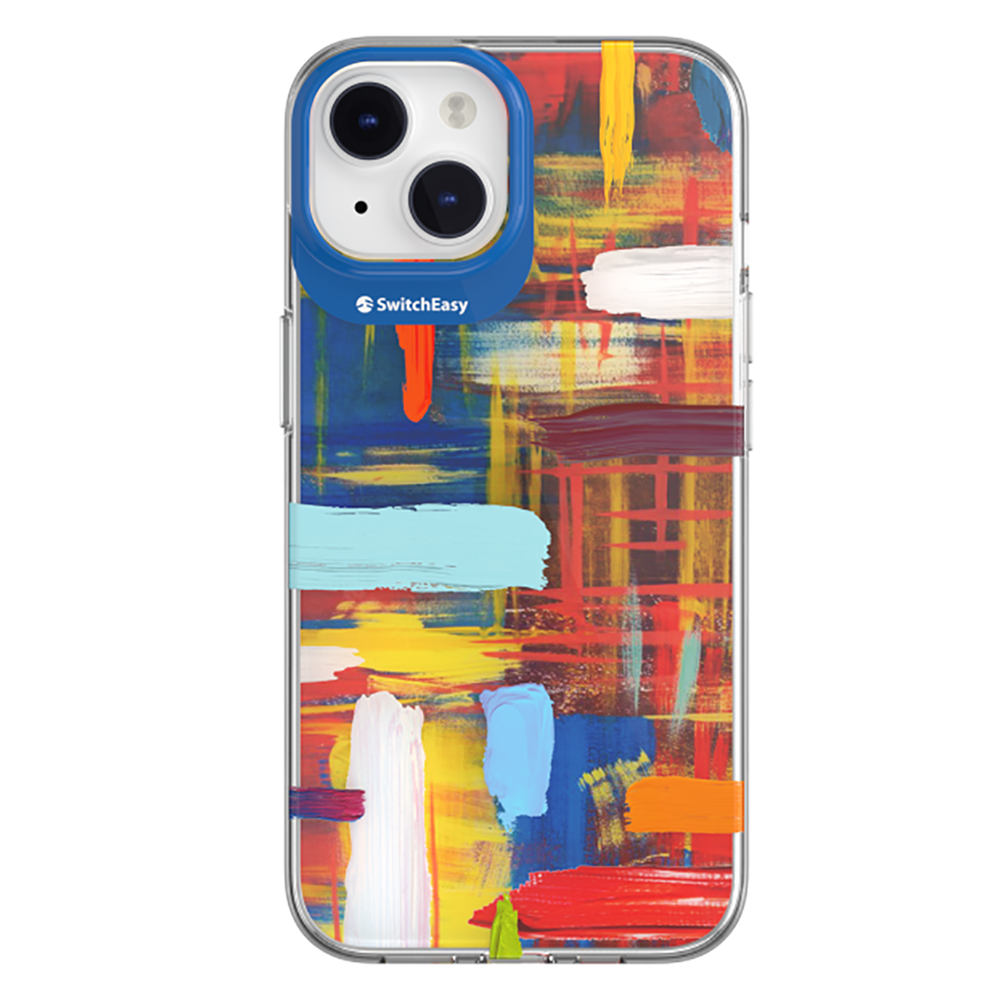iPhone 14 Kılıf Çift IMD Baskılı Lisanslı Switcheasy Artist Impasto Kapak