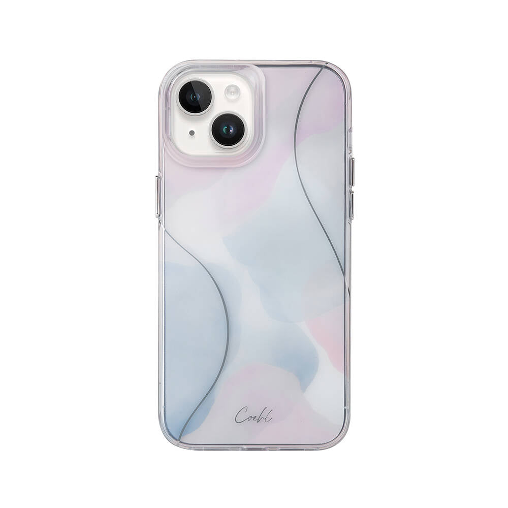 iPhone 14 Kılıf Dalgalı Çizgi Desenli Coehl Palette Kapak