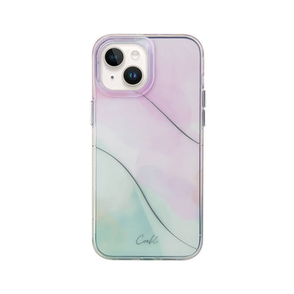 iPhone 14 Kılıf Dalgalı Çizgi Desenli Coehl Palette Kapak