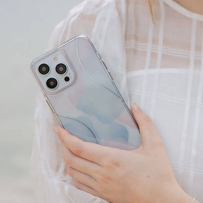 iPhone 14 Kılıf Dalgalı Çizgi Desenli Coehl Palette Kapak