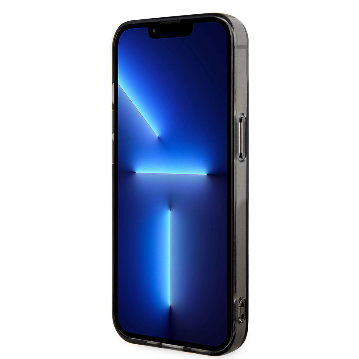 iPhone 14 Kılıf Ferrari M-safe Şarj Özellikli Yarı Transparan Dizayn Kapak
