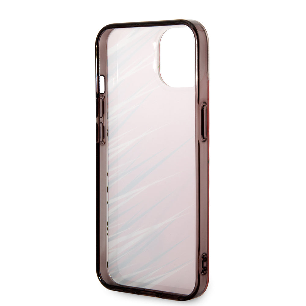iPhone 14 Kılıf Ferrari Orjinal Lisanslı Baskı Logolu Çimen Desenli Kapak