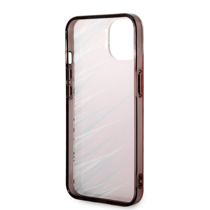 iPhone 14 Kılıf Ferrari Orjinal Lisanslı Baskı Logolu Çimen Desenli Kapak
