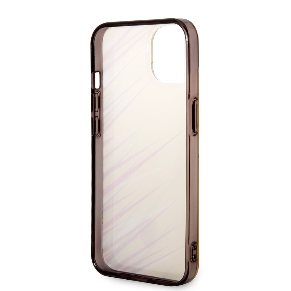 iPhone 14 Kılıf Ferrari Orjinal Lisanslı Baskı Logolu Çimen Desenli Kapak