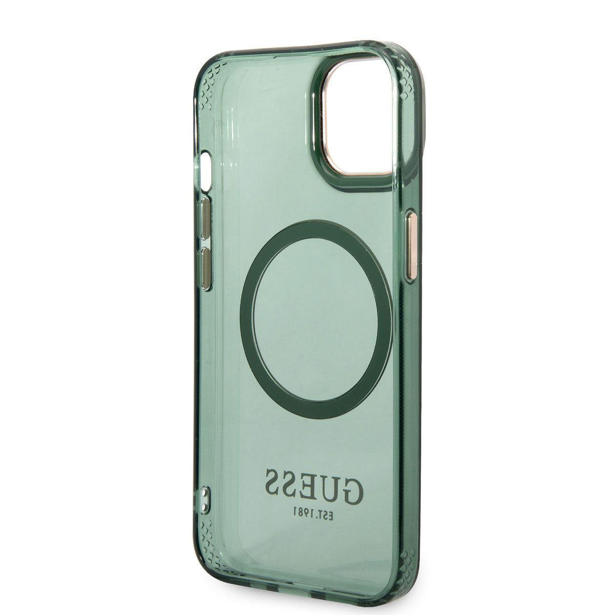 iPhone 14 Kılıf GUESS M-safe Şarj Özellikli Airbagli Dizayn Kapak