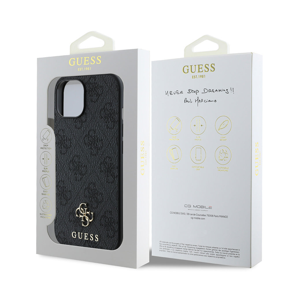 iPhone 14 Kılıf Guess Orjinal Lisanslı M-safe Şarj Özellikli Small 4G Classic Kapak