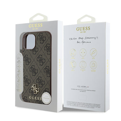 iPhone 14 Kılıf Guess Orjinal Lisanslı M-safe Şarj Özellikli Small 4G Classic Kapak