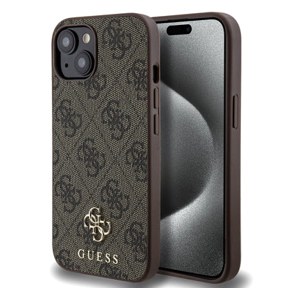 iPhone 14 Kılıf Guess Orjinal Lisanslı M-safe Şarj Özellikli Small 4G Classic Kapak