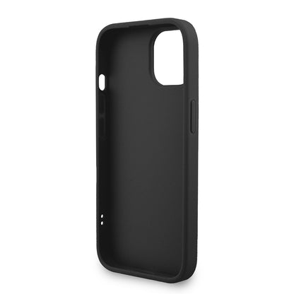 iPhone 14 Kılıf Guess Orjinal Lisanslı PU Deri Bilek Askı İpli Metal Büyük 4G ve Yazı Logolu Kapak