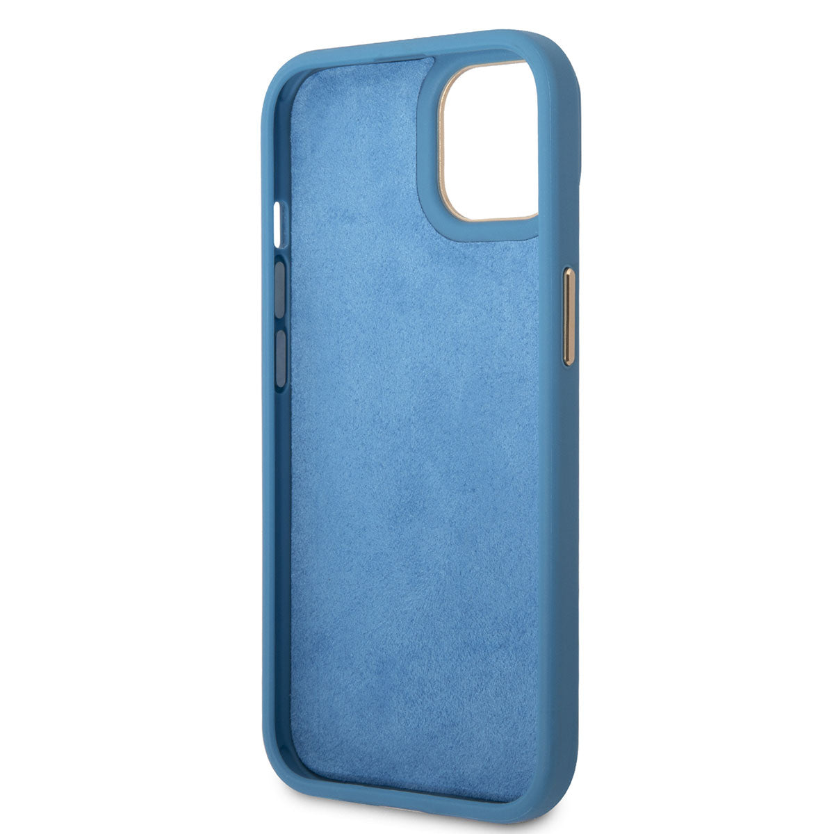 iPhone 14 Kılıf GUESS PU Deri Metal Logo Dizaynlı Kapak