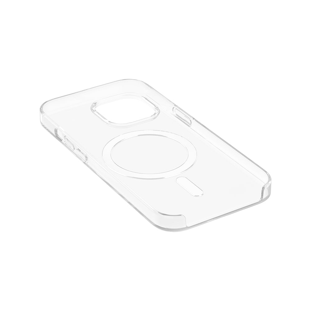 Apple iPhone 14 Kılıf IC Çipli Zore Wireless Şarj Özellikli Şeffaf Orjin Kapak