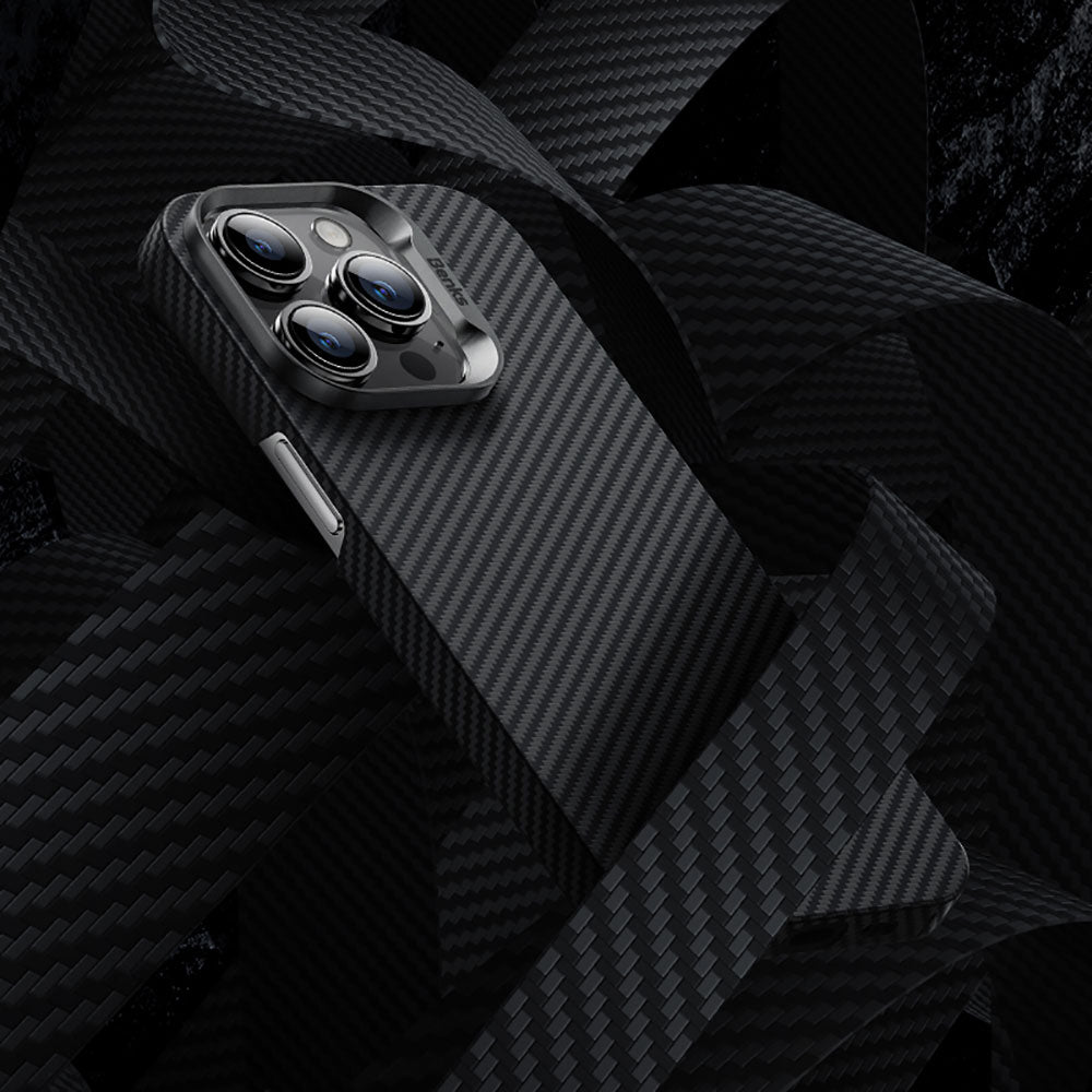 iPhone 14 Kılıf Karbon Fiber Benks 600D Essential Kevlar Kapak