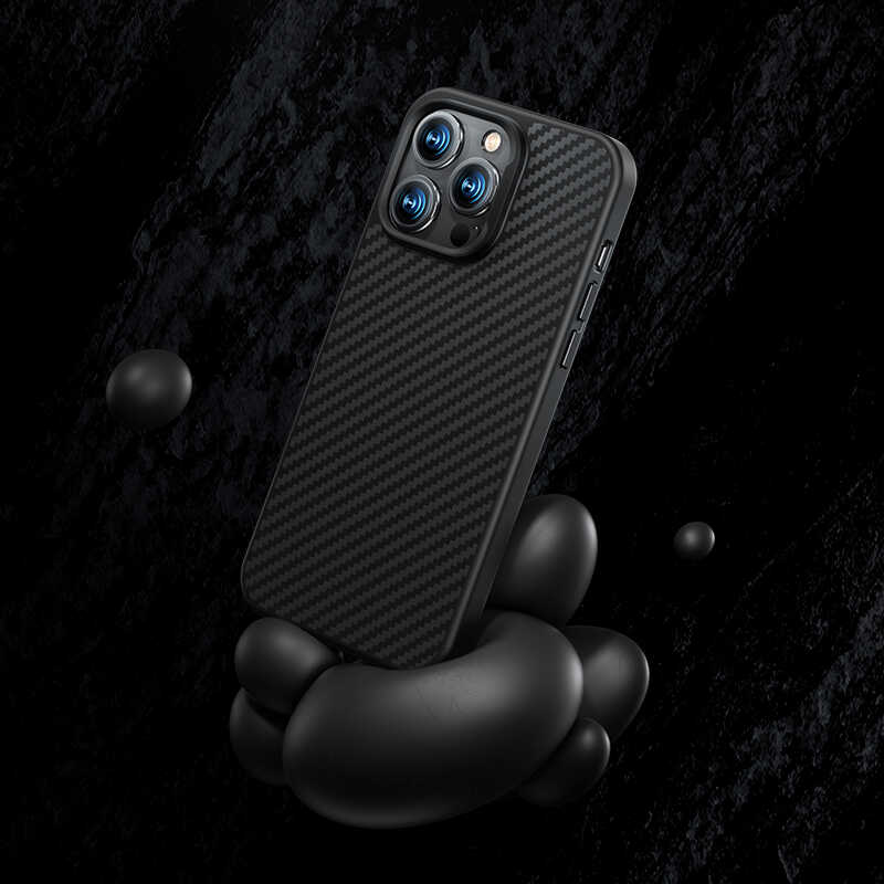 iPhone 14 Kılıf Karbon Fiber Benks Civilian Aramid Protective Kapak