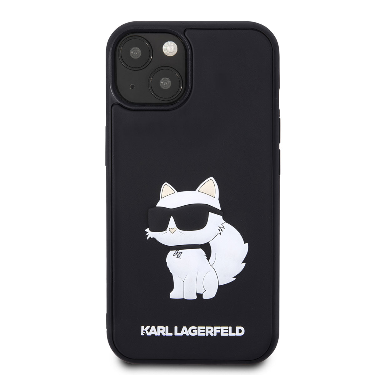 iPhone 14 Kılıf Karl Lagerfeld 3D Rubber Choupette Dizayn Kapak