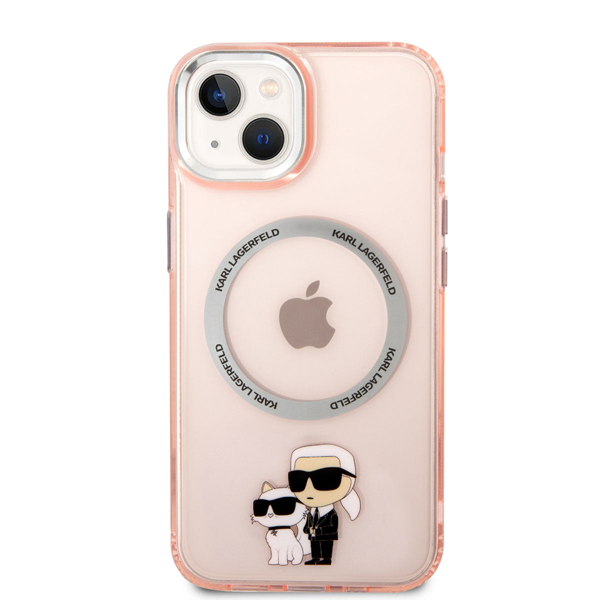 iPhone 14 Kılıf Karl Lagerfeld M-safe Şarj Özellikli K&C Dizayn Kapak