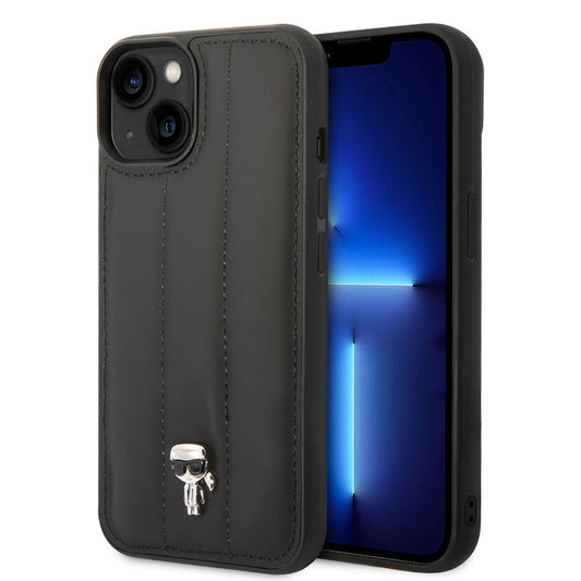 iPhone 14 Kılıf Karl Lagerfeld Nylon Puffy Airbag Karl Dizayn Kapak