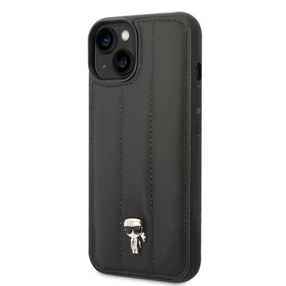 iPhone 14 Kılıf Karl Lagerfeld Nylon Puffy Airbag Karl Dizayn Kapak